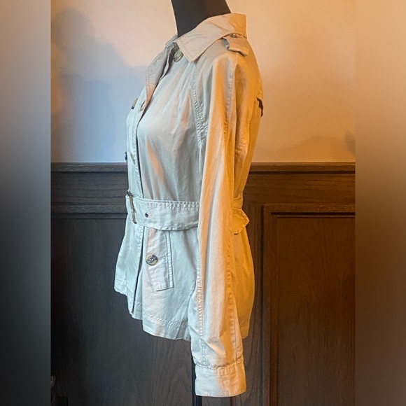 Sere Nade belted tan khaki cotton jacket size medium - Picture 4 of 8